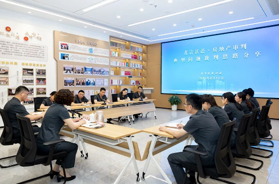 李江蓉院长出席民四庭“房地产审判典型问题裁判思路分享”活动